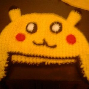 Pikachu Knitted Hat